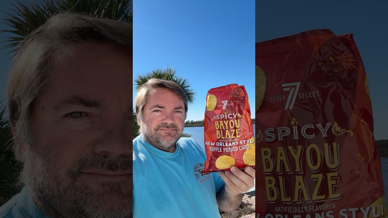 7-11 Bayou Blaze chips….   #sailingsnacktime #snackoftheday