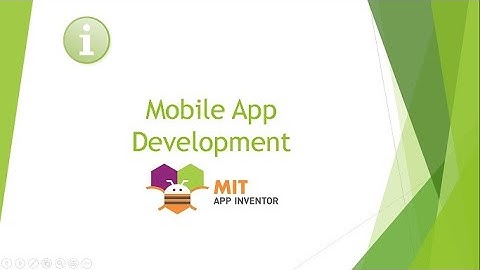 Learn How to add an icon to your mobile application using MIT App Inventor