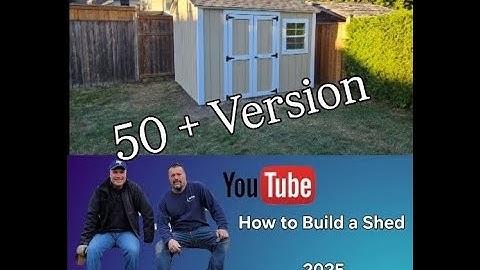 How to build a shed - Step by step (Beginner guide 2025)