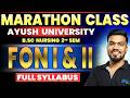 Nursing Foundation I & II: Full Syllabus Marathon | Ayush University B.Sc Nursing 2nd Sem