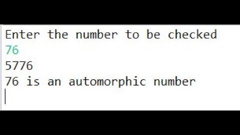 Automorphic number | Programming in JAVA | Eclipse | Subscribe for more