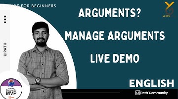 UiPath | What is Arguments? | Manage Arguments | Live Demo | English| Yellowgreys