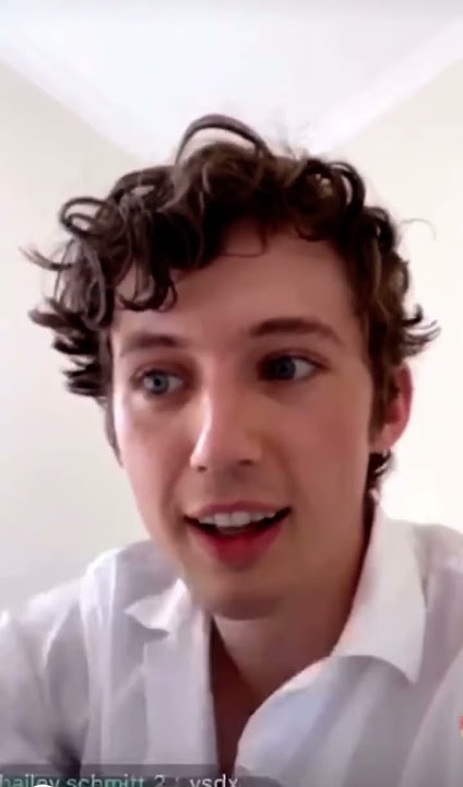 Troy Sivan wrote Louder than bombs and his reaction to Jiminβs high notes