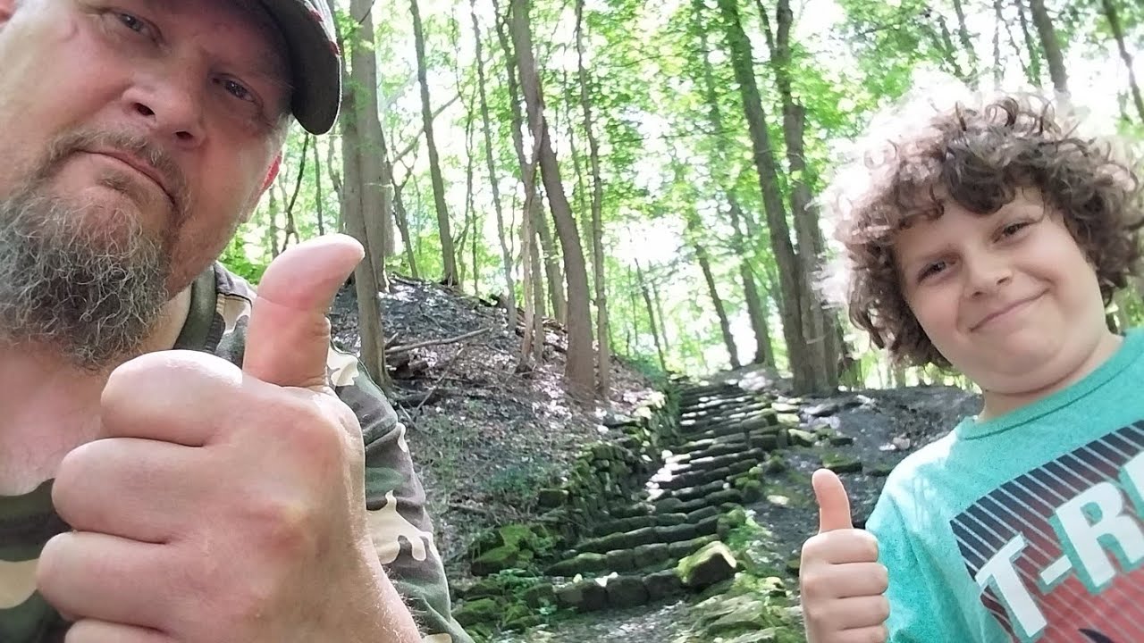 Yellow Creek Park in Struthers Ohio.. Hiking with my Son and some cool