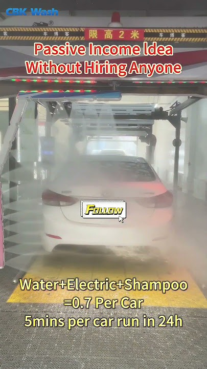 How is Touchless Car Wash Clean Dirty Car. Made by ROBOWASH 