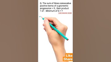 JEE-MAINS 2020 math | Sequence and series | with tricks | Geometric progression | Jee #shorts#short