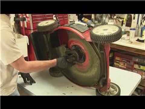 Lawn Mower Repair : How to Replace the Drive Belt on a ... snapper mowers lawn tractor diagram 