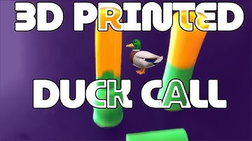 DIY Duck Call - 3D printed