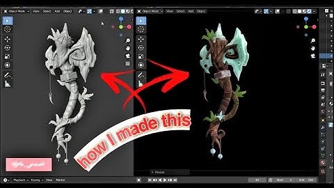 AXE | Detailed game objects | time-lapse tutorial | blender 2.9