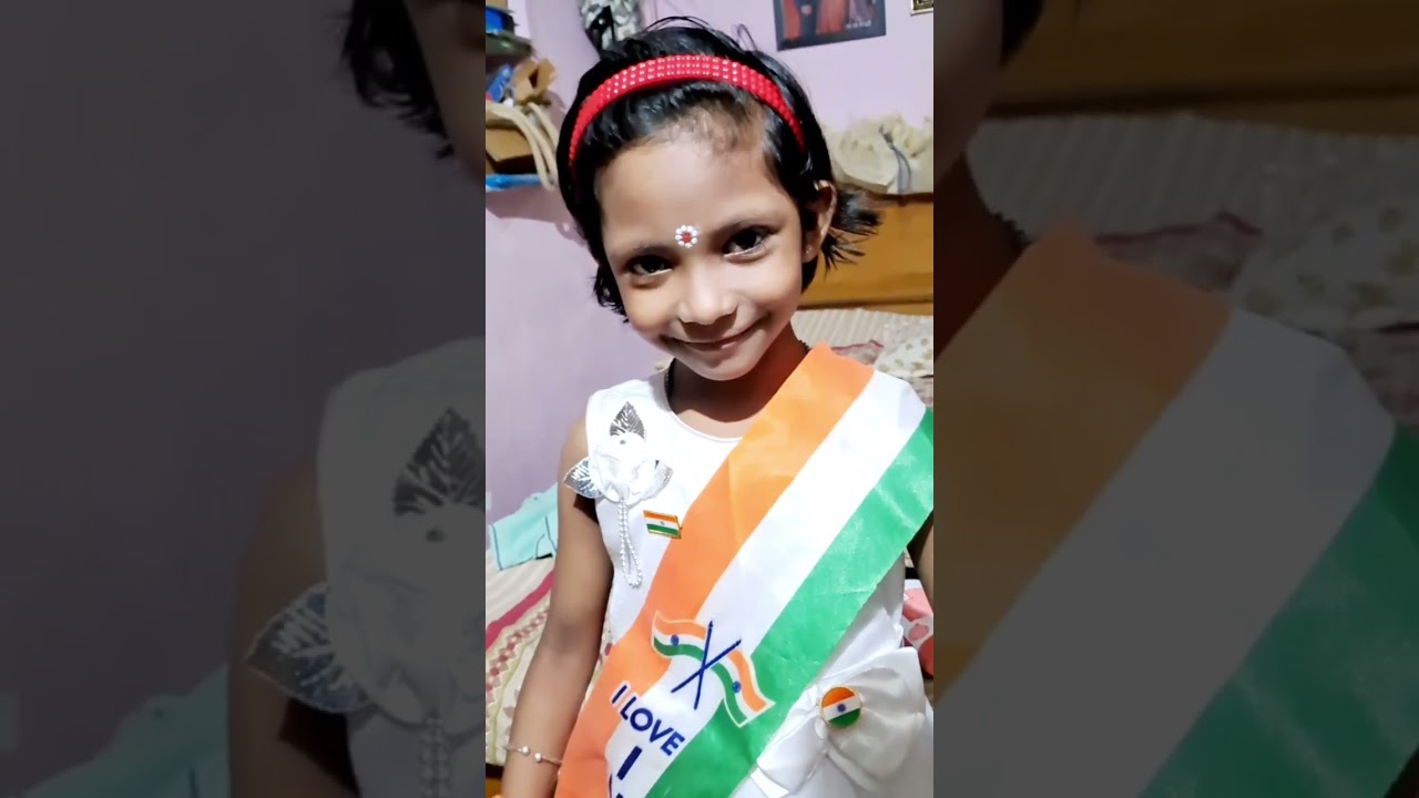 Baby ready for Independence day celebration