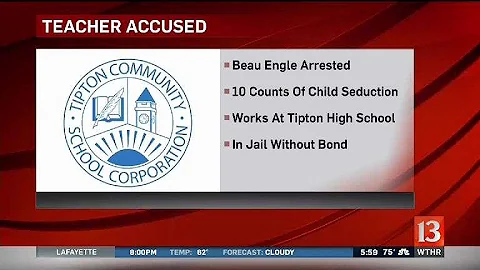 Tipton teacher accused