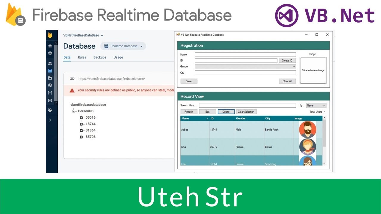 โค้ด vb คํานวณ  New 2022  Visual Basic Net + Firebase Database | VB Net with Firebase Realtime Database Using FireSharp | CRUD