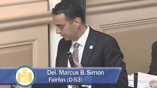 Delegate Marcus B. Simon - Point of Personal Privilege on Medicaid
