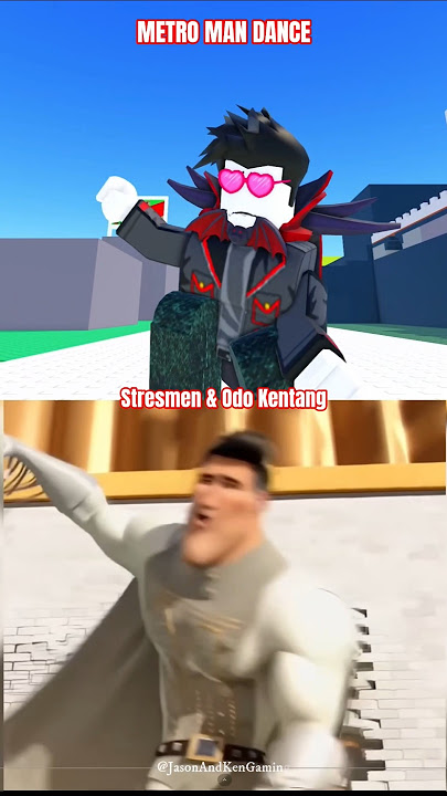 Stresmen & Odo Kentang | Metro Man Dance #roblox #metroman #stresmen #odokentang