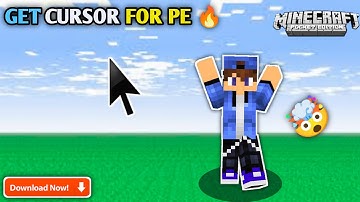 HOW TO GET A CURSOR IN MINECRAFT PE 1.20🤯 | DOWNLOAD NOW 🔥