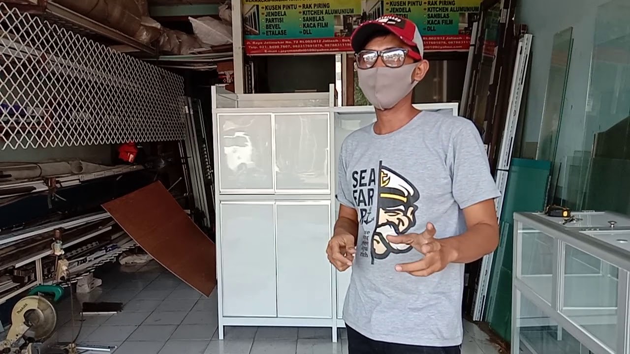  Lemari  rak piring aluminium anti  rayap  anti  kropos anti  