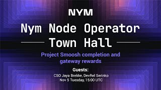 Nym Node Town Hall