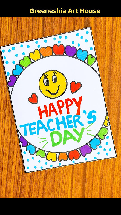 ❤️Beautiful❤️ Happy Teacher's Day Card #shorts #youtubeshorts #shortvideo #ytshorts
