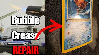 Fixing a Bubble Crease on a 1st Edition Kabutops with Heat