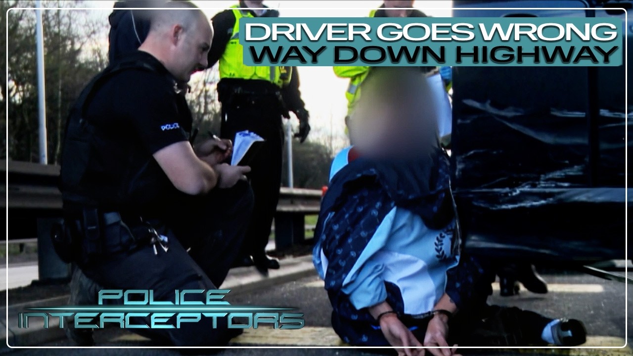 CRAZY Driver Speeds WRONG Way Down Highway To Escape Cops! | Police ...