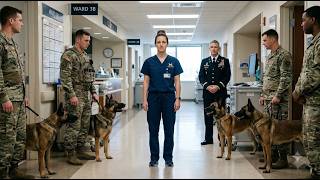 Nobody Could Calm 5 Military K9s—Until One Quiet Nurse Whispered One Forgotten Word