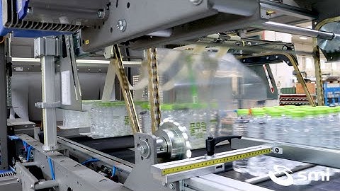 SK 500 F ERGON packer with PSHA (pre-shrinking handle applicator)