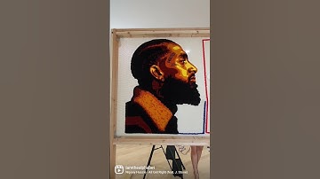 NIPSEY HUSSLE CUSTOM ART