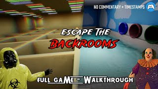 Escape the Backrooms NEW UPDATE! Full Game walkthrough (no