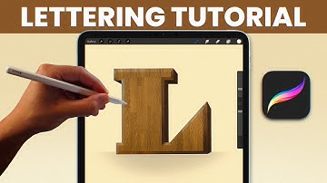 3D Wood Text Effect in Procreate