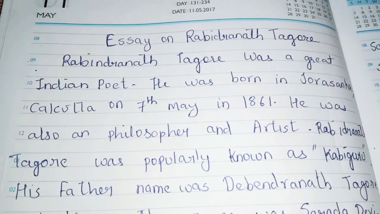 essay of rabindranath tagore