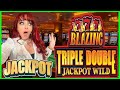 JACKPOT!!! OH YES! HIGH LIMIT BLAZING 777 TRIPLE DOUBLE SLOT MACHINE