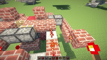 Minecraft - Automatic Fireplace (Without firecharges!) [Tutorial]