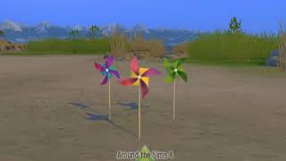 ATS4 Animated pinwheel for Sims 4 screenshot 3