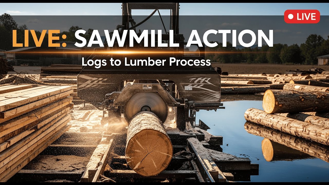 Sawmill Live: Milling Logs into Lumber