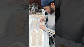 Latex Adhesive Roller Application — Insole Prep for Leather Lasting (9s Process Clip)
