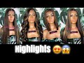 Easiest Way - How To Highlight A Wig | laedollscollection 😍😱