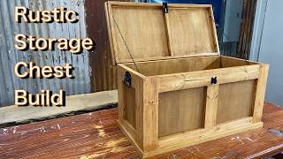 DIY Rustic Storage Chest | Detailed Woodworking Project
