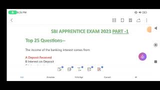 Important General Awareness MCQ for SBI Apprentice 2023 exam . Part 1