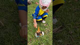 Bushcraft Survival Skills?survival bushcraft skills outdoors cooking lifehacks shorts girl