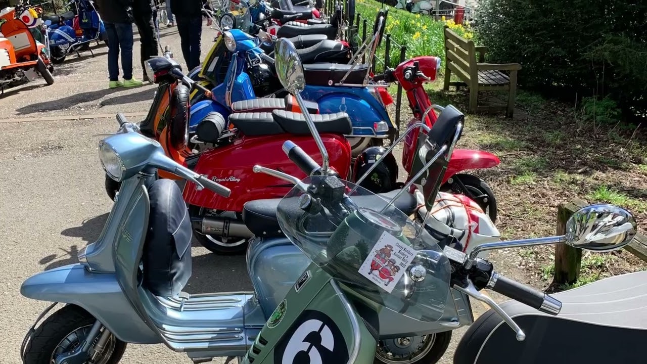 Knaresborough 2025 scooter meet.
