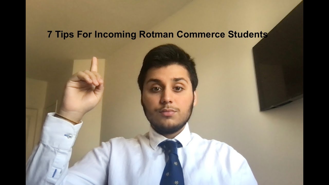 7 Tips for Incoming Rotman Commerce Students 2022-2023