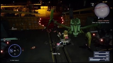 Final Fantasy XV Aranea Highwind Fight