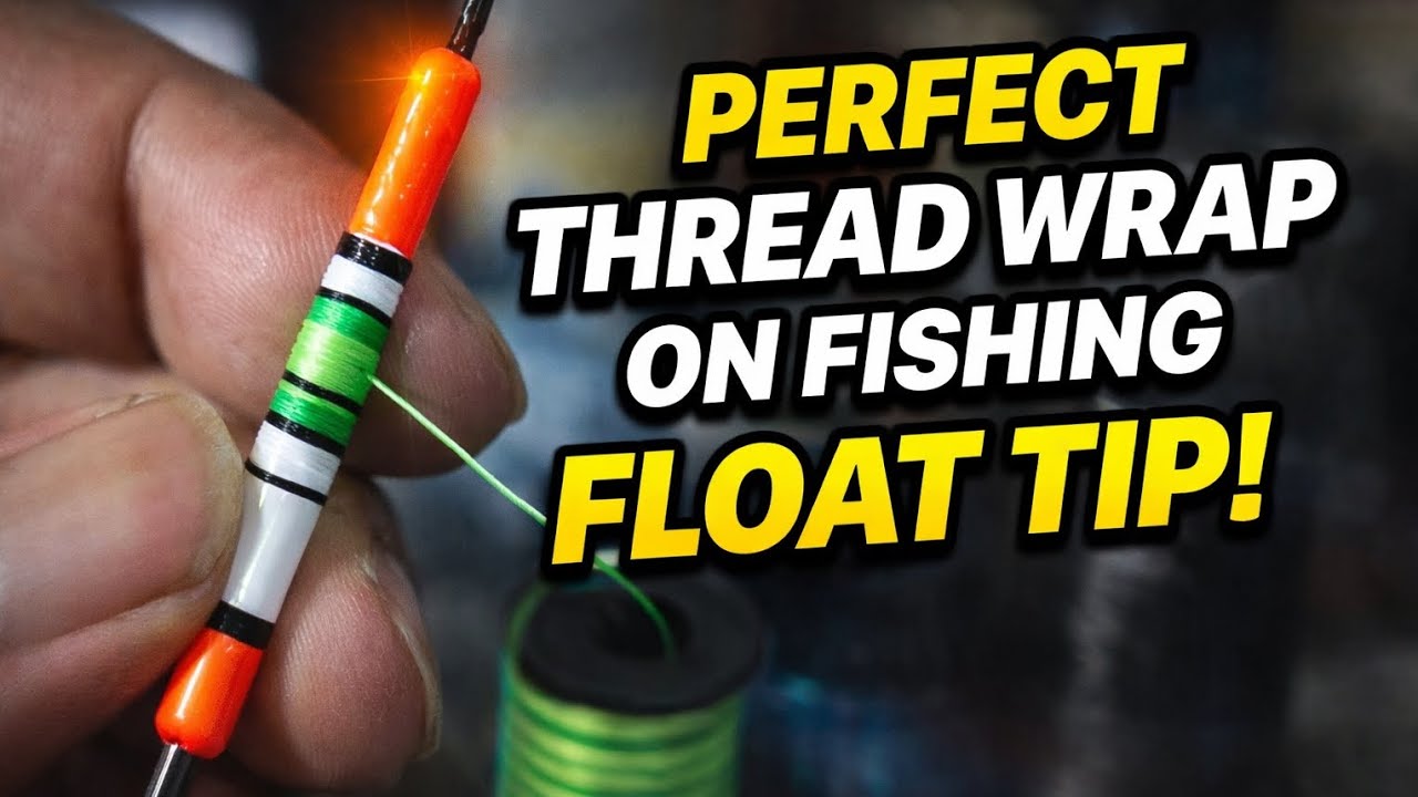 How to Wrap Thread on a Fishing Float Tip (Step by Step) - YouTube