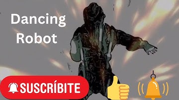 Dancing robot animation combined with visual loops and a song