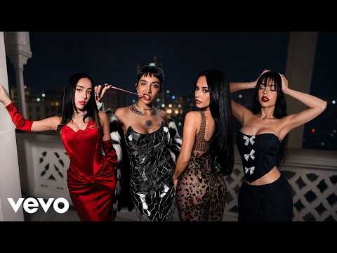 Maria Becerra, Nicki Nicole, Becky G & Kenia OS - Que No Se Acabe La Noche (Music Video)
