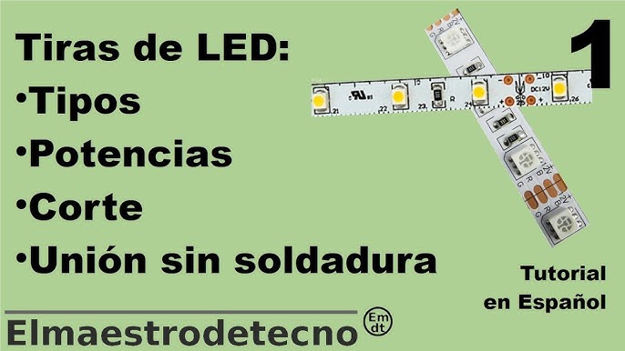 Cálculo de potencia y elección del transformador para tiras de LEDs- Tablas  potencia según nº LEDs 