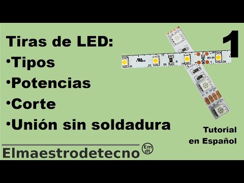 Vídeo: Tipos e tipos de tiras de LED: descrição e características