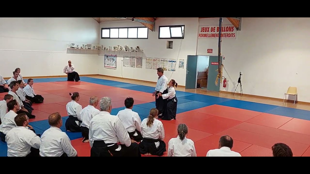 Christian Tissier Shihan: explaining Ushiro ryote dori entrance (1)