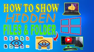 ✔💯👉HOW TO SHOW HIDDEN FILES and FOLDER in COMPUTER💻