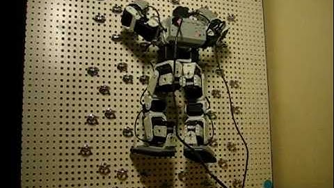Humanoid robot - Bioloid goes climbing - Part 1 - climbing process